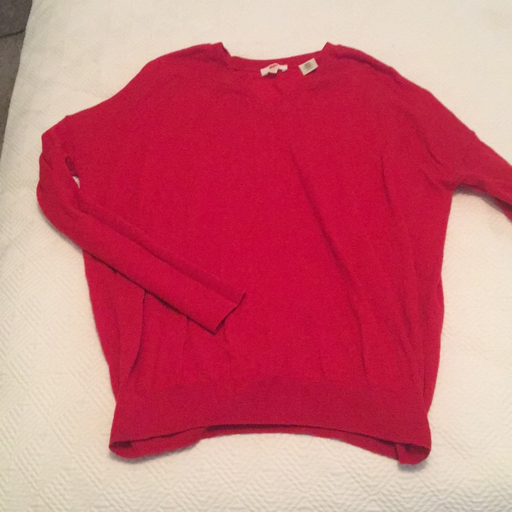 Red Levi’s Sweater